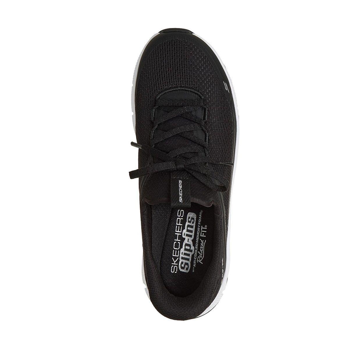 Zapatillas Skechers Slip-Ins Relaxed Fit Flex Mujer Negro-1