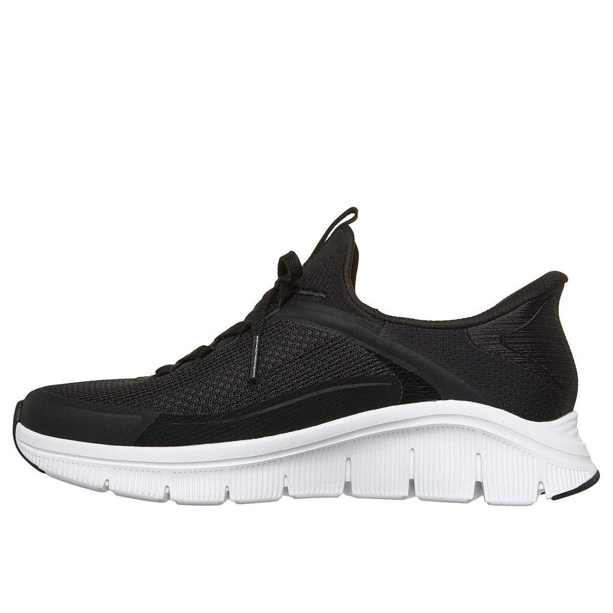 Zapatillas Skechers Slip-Ins Relaxed Fit Flex Mujer Negro-3