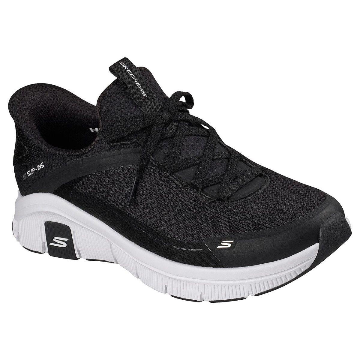 Zapatillas Skechers Slip-Ins Relaxed Fit Flex Mujer Negro-4
