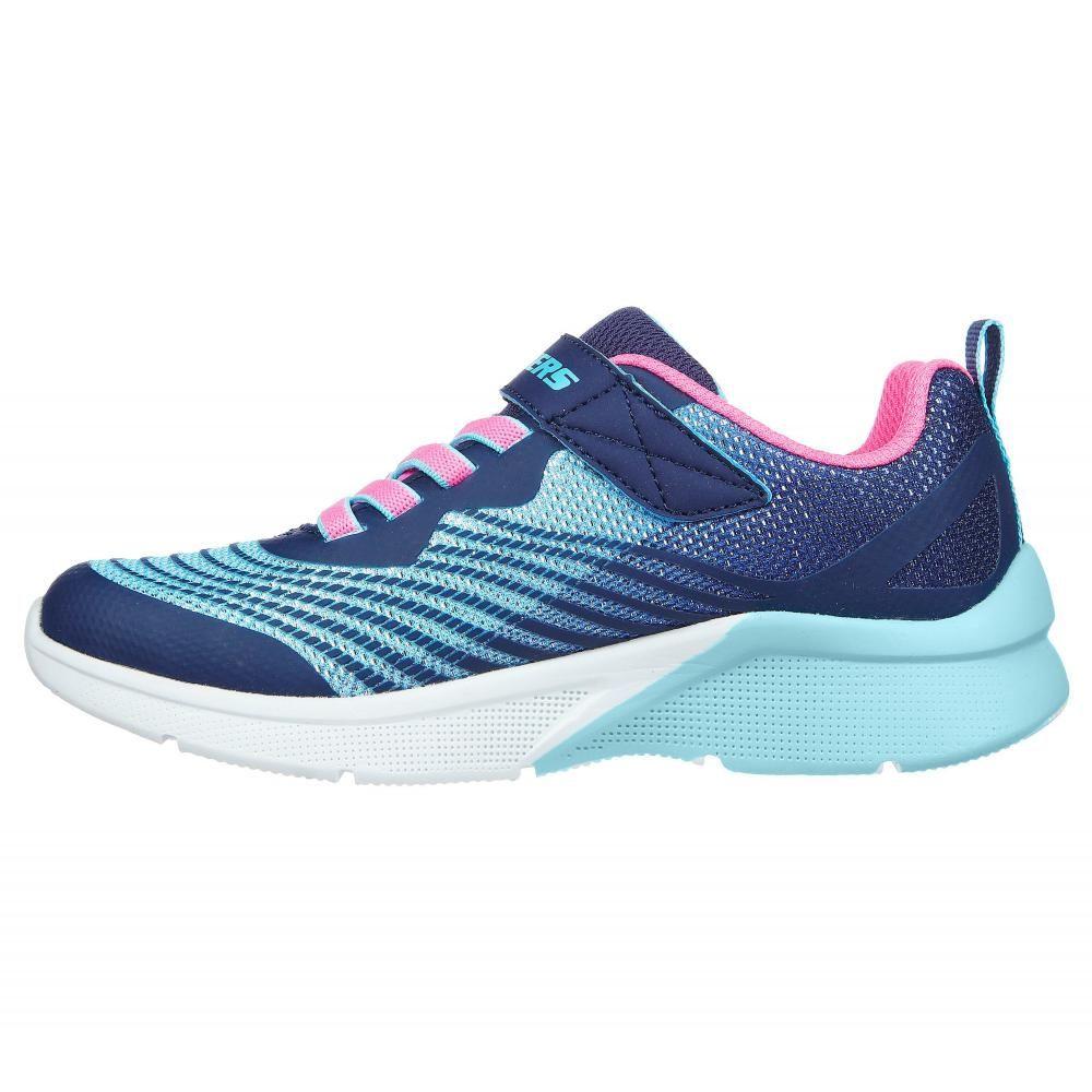 Zapatilla Niña Microspec Rejoice Racer Azul Skechers-3