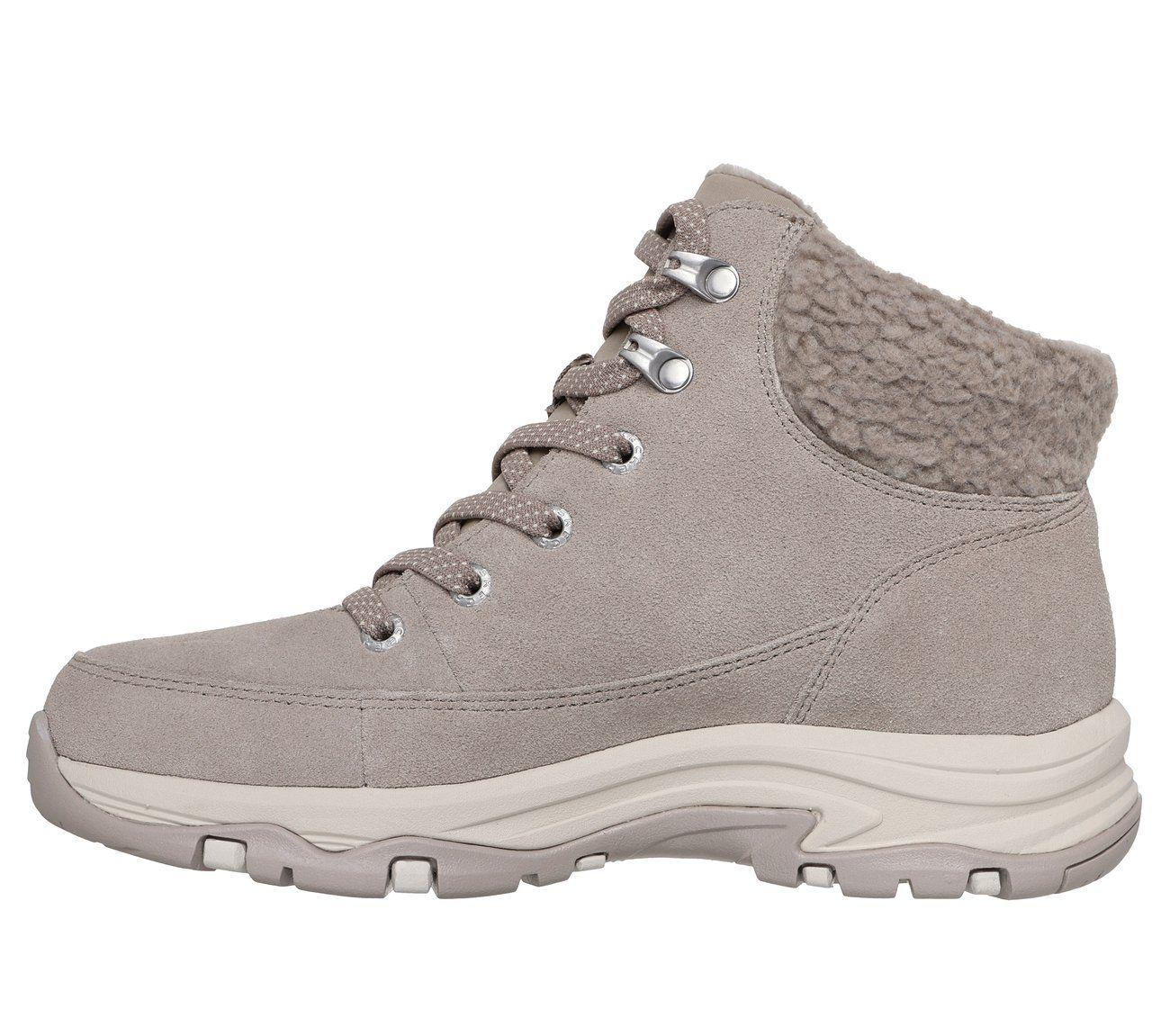 Botines Mujer Slip-ins Trego Snow Breeze Gris Skechers-5