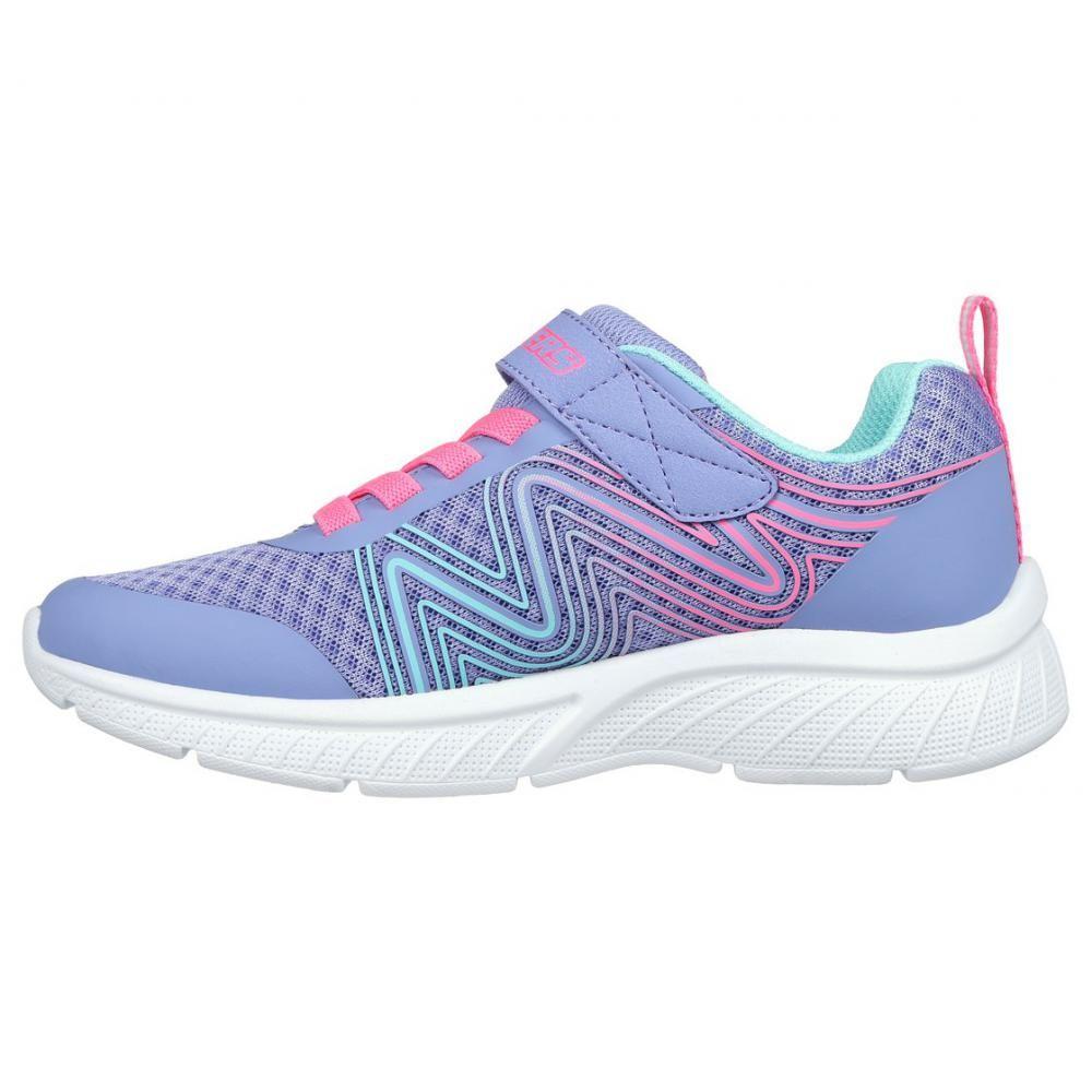 Zapatillas Niña Microspec Plus Swirl Sweet Celeste Skechers-4