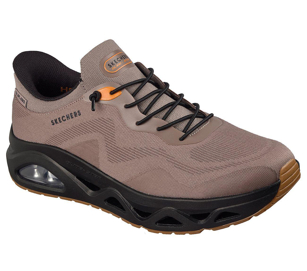 Zapatillas Skechers Hombre Slip-Ins Uno Glide-Step Café-4