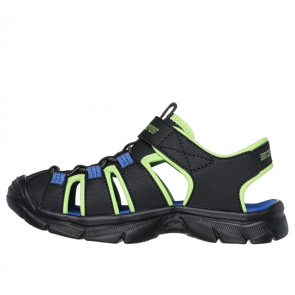 Sandalia Niño Relix Valdex Negro Skechers-3