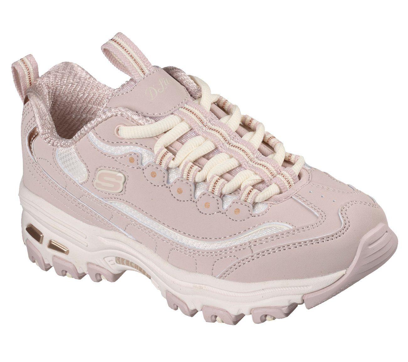Zapatillas Niña D'Lites Beige Skechers-3