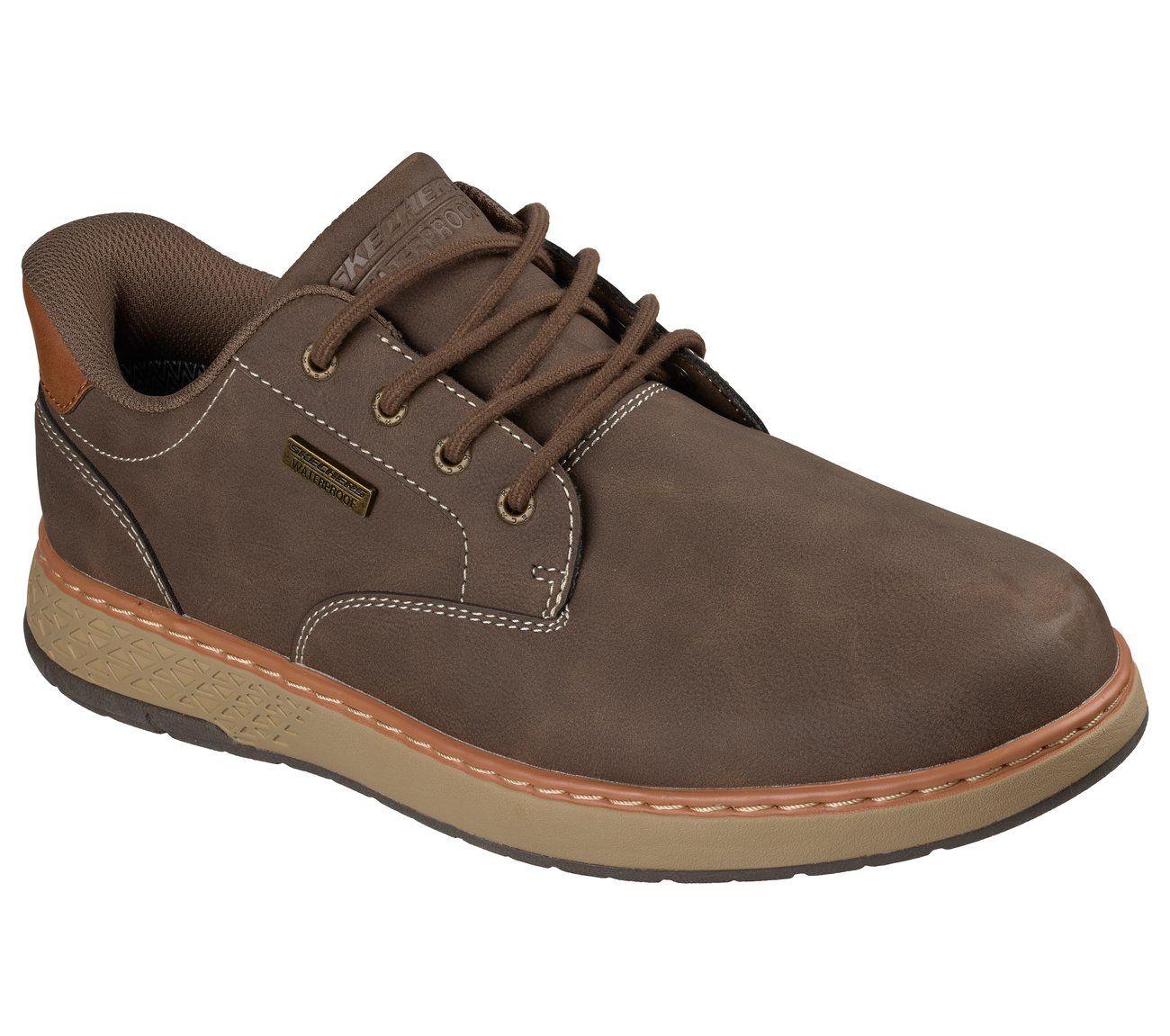 Zapatos Hombre Slip-ins Garlan Café oscuro Skechers-3