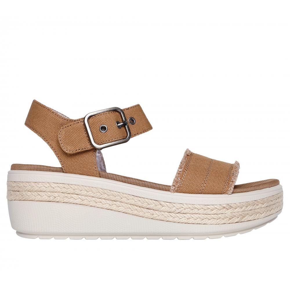 Sandalia Mujer Bobs Empress Café Skechers-0