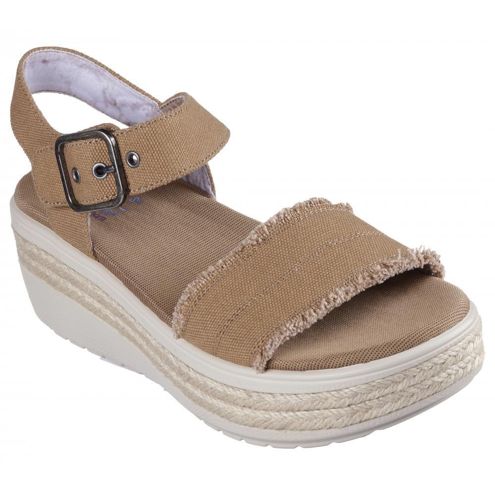 Sandalia Mujer Bobs Empress Café Skechers-4