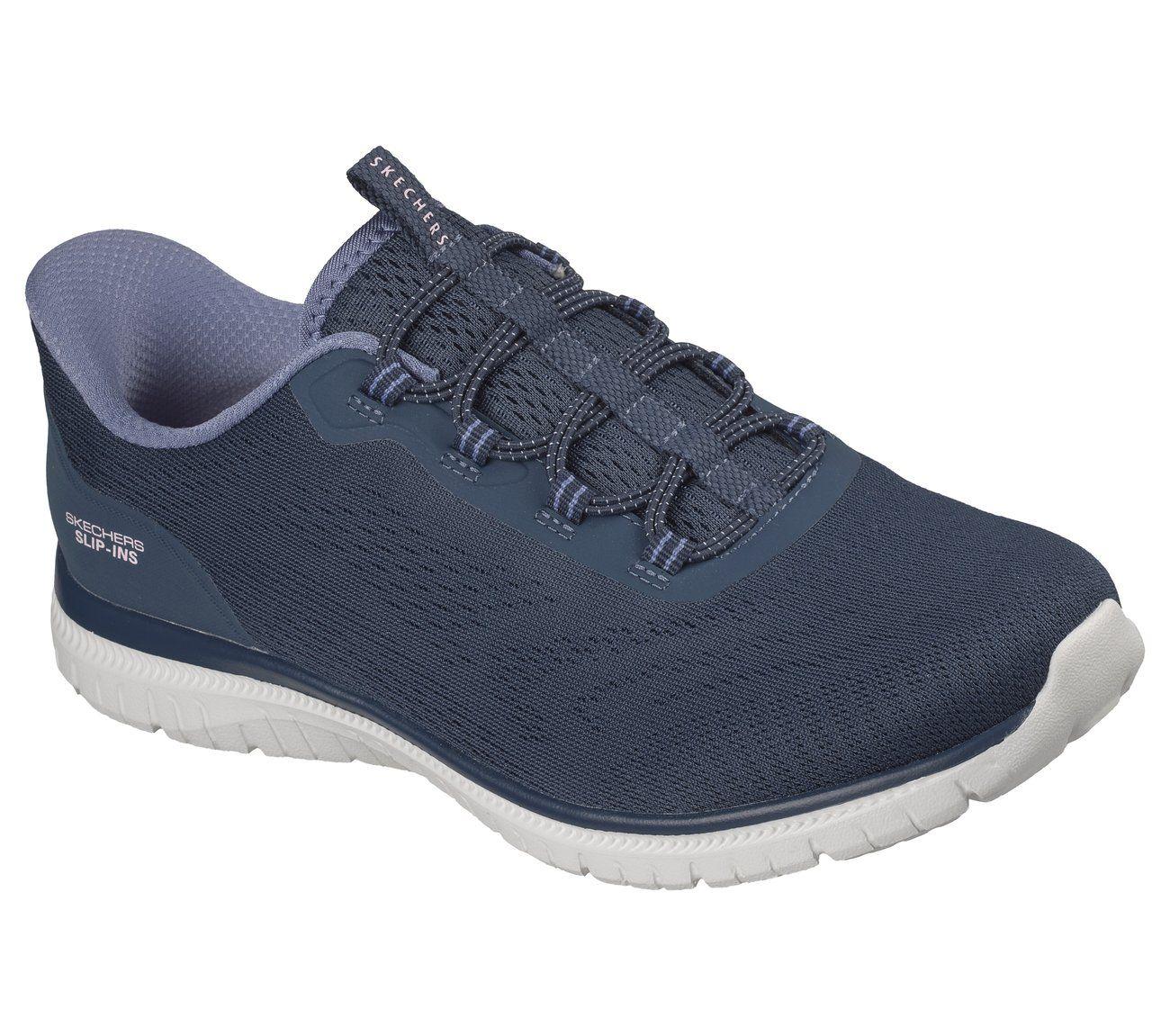 Zapatillas Mujer Slip-ins Virtue Azul Skechers-3