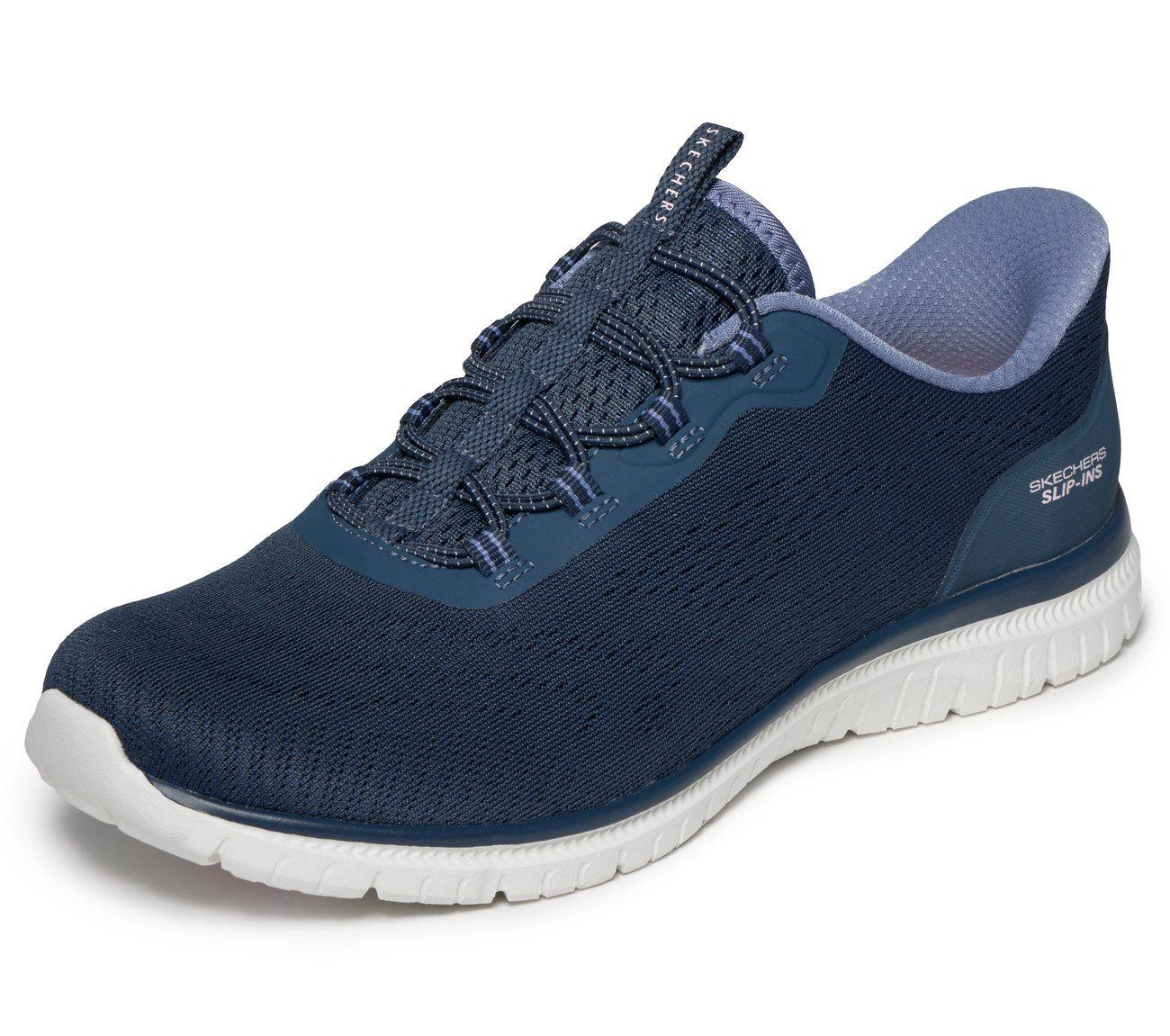 Zapatillas Mujer Slip-ins Virtue Azul Skechers-4