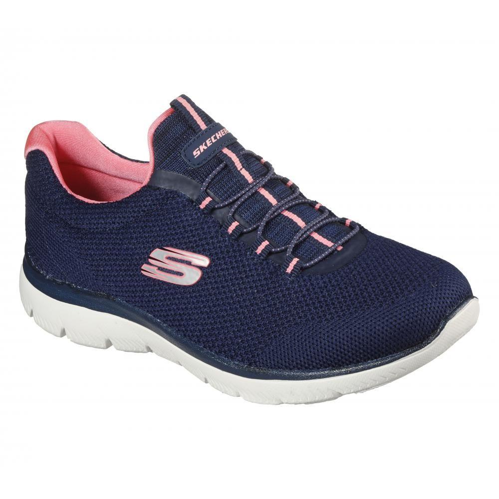 Zapatilla Mujer Summits Cool Classic Azul Skechers-5