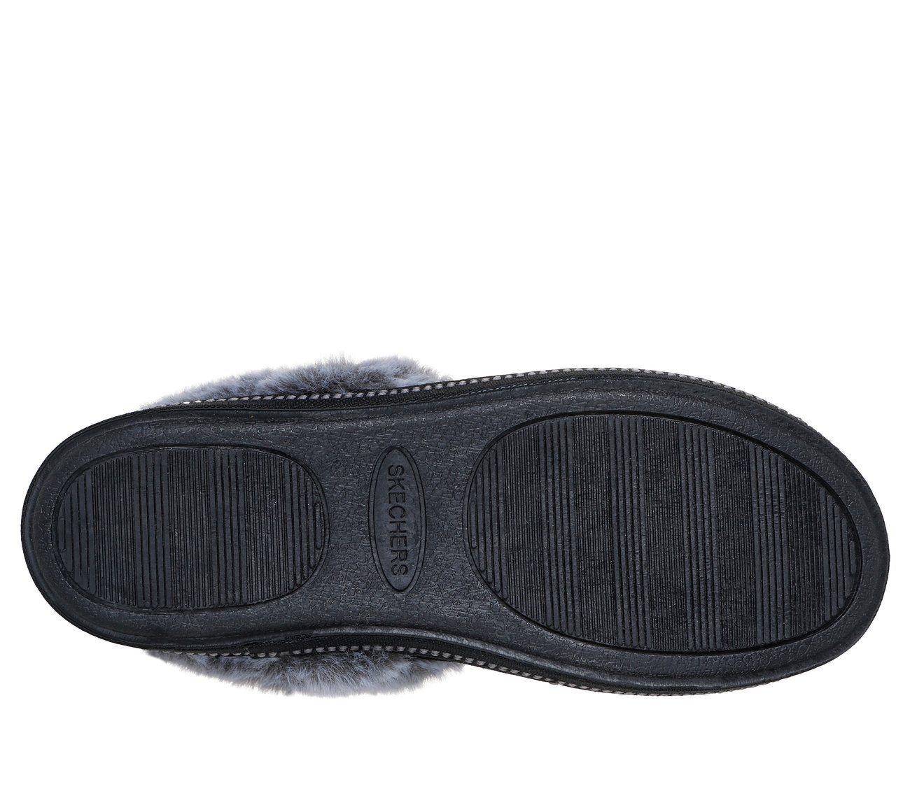 Pantuflas Mujer Cozy Campfire French Toast 2 Negro Skechers-2