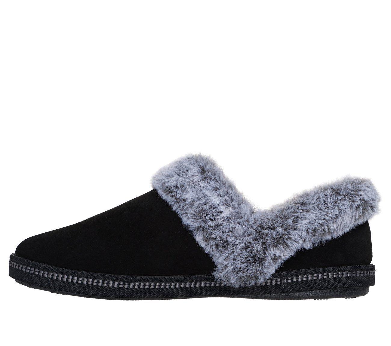 Pantuflas Mujer Cozy Campfire French Toast 2 Negro Skechers-5