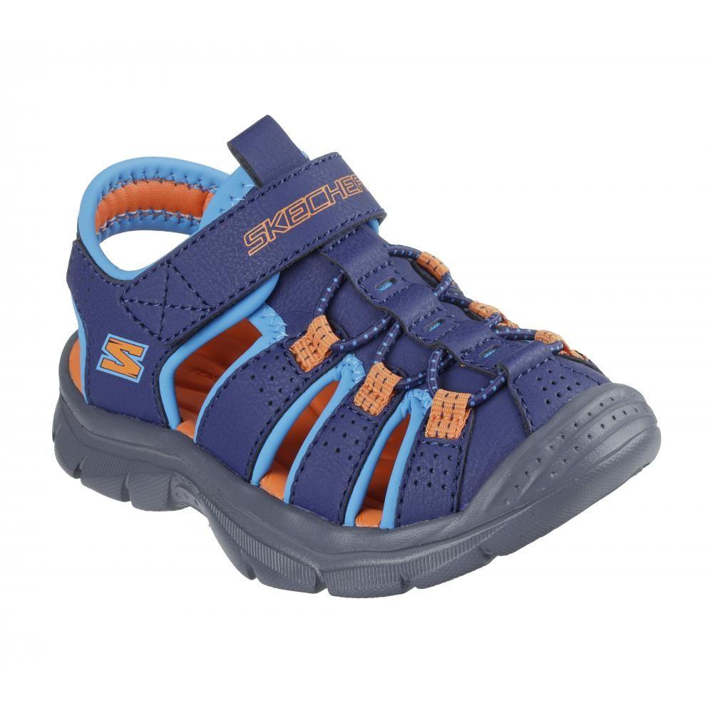 Sandalia Niño Relix Valdex Azul Skechers-4