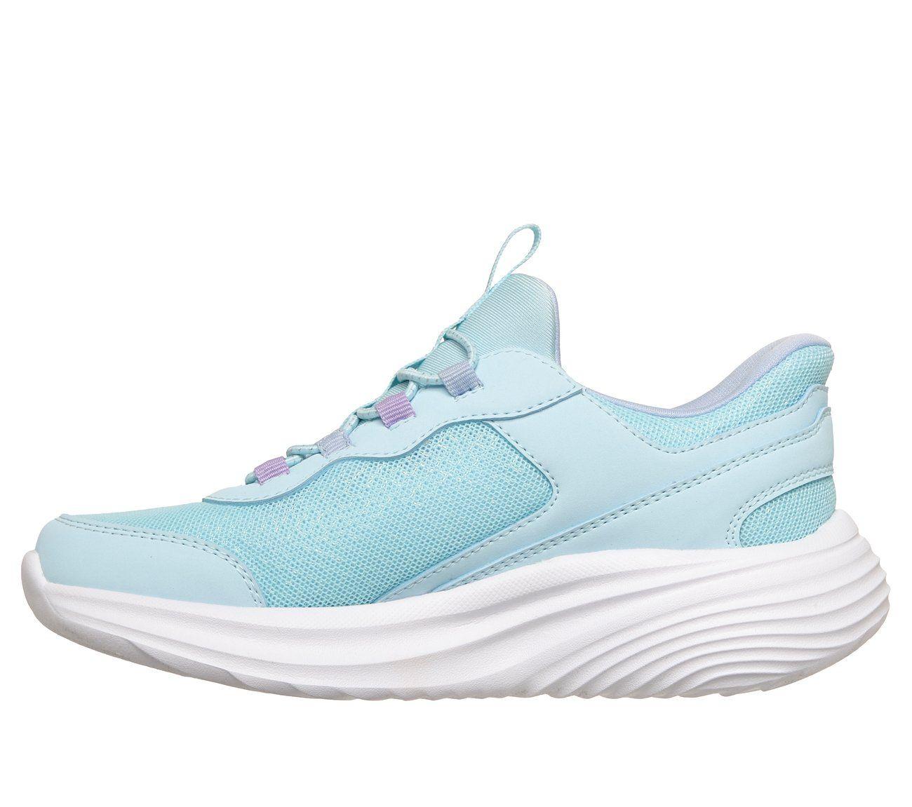 Zapatillas Niña Slip-ins Bounder Pro Celeste Skechers-5