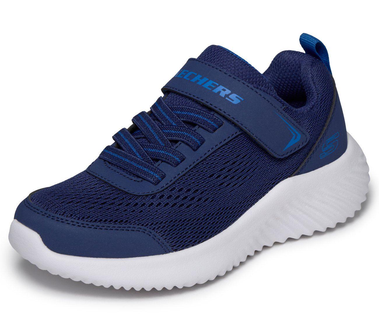 Zapatillas Niño Bounder Azul Skechers-4