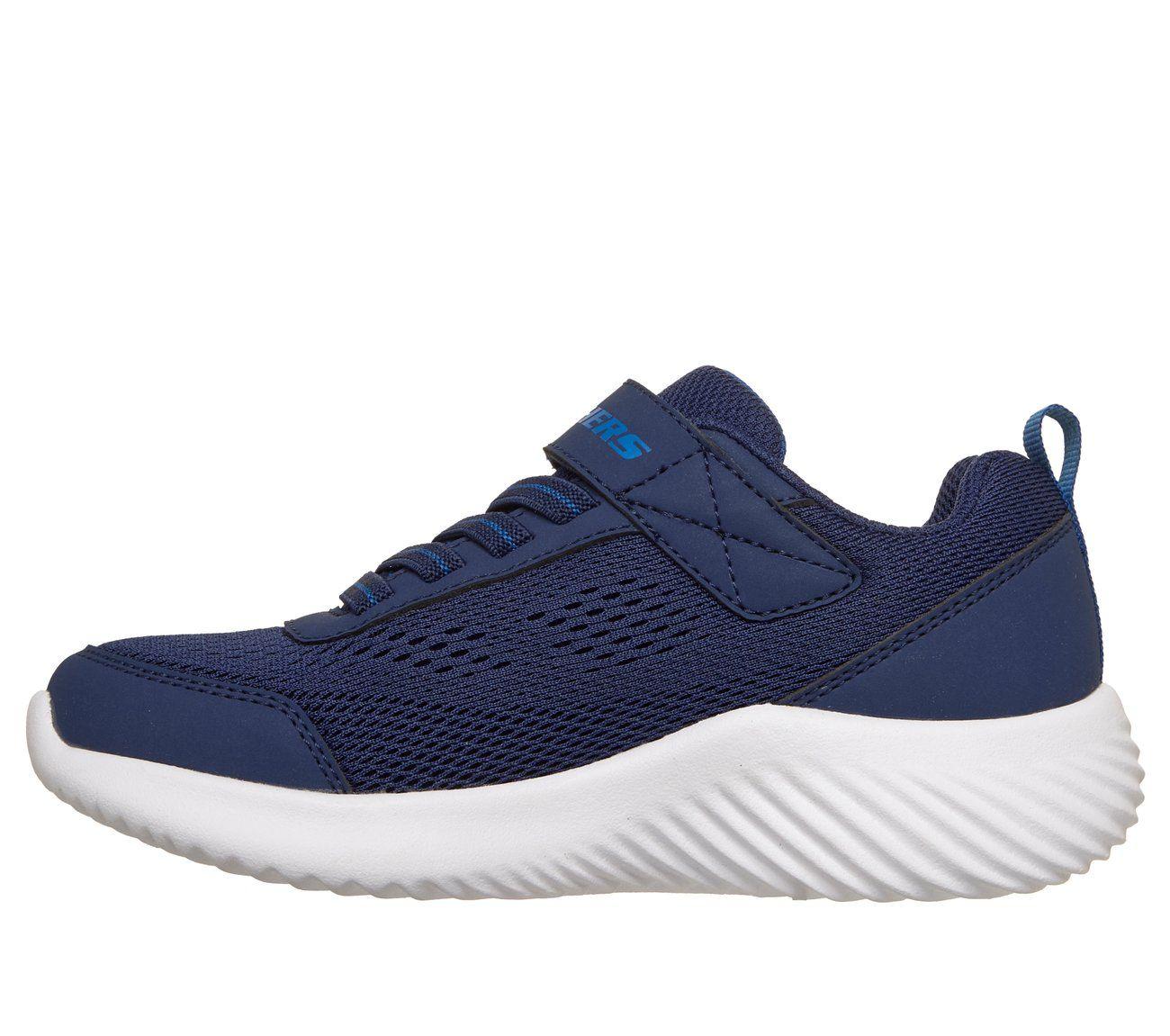 Zapatillas Niño Bounder Azul Skechers-5