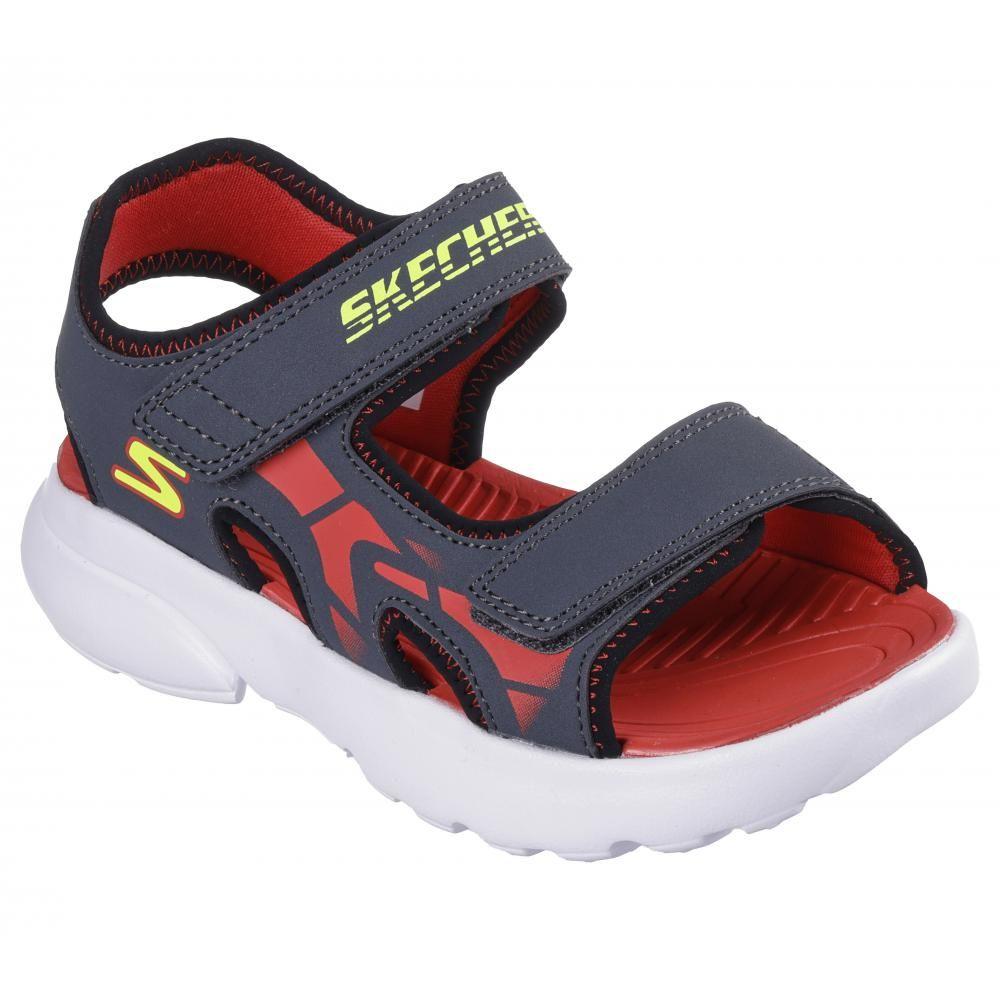 Sandalia Niño Razor Splash Aqua Buddies Gris Skechers-4