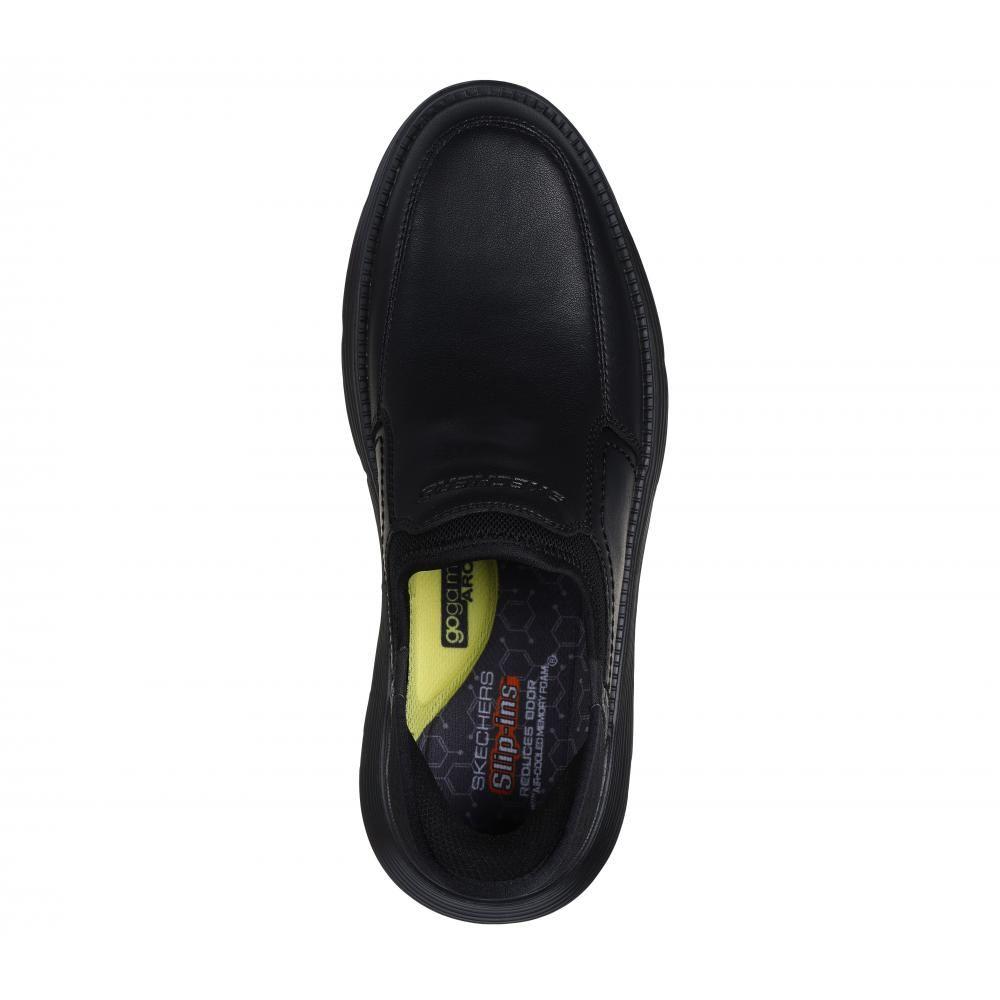 Zapatos Hombre Slip-ins Garz Dorado Negro BK Skechers-1