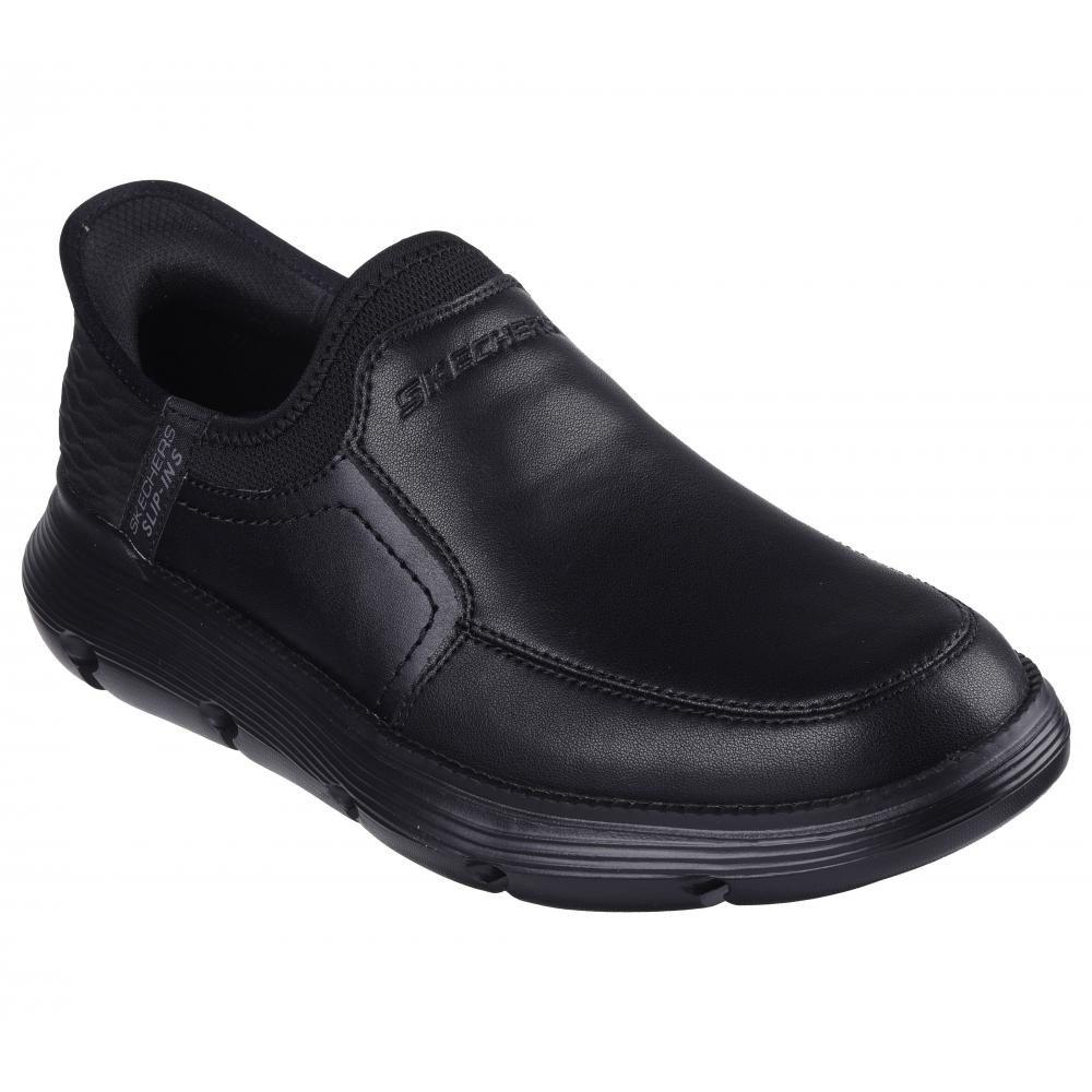 Zapatos Hombre Slip-ins Garz Dorado Negro BK Skechers-4