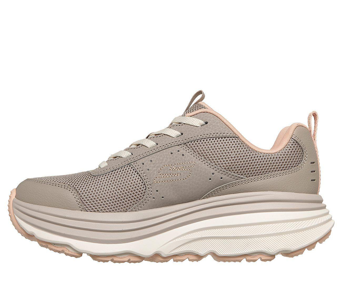 Zapatillas Skechers Mujer Relaxed Fit Max Cushioning Beige-3