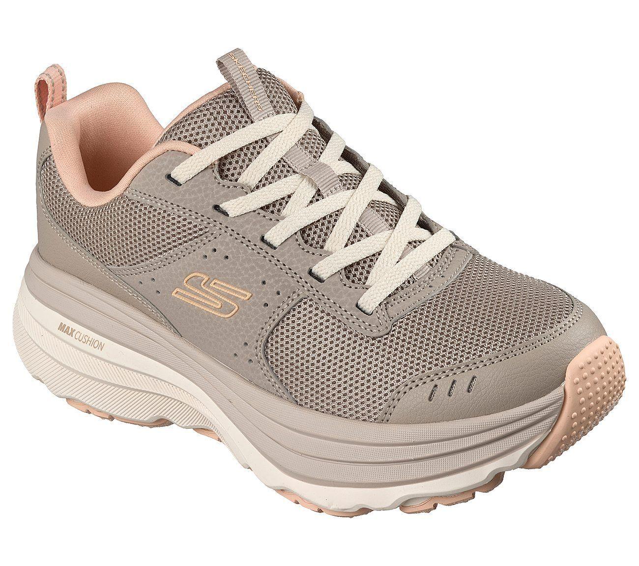 Zapatillas Skechers Mujer Relaxed Fit Max Cushioning Beige-4