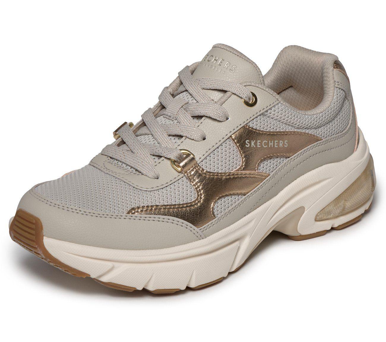 Zapatillas Mujer Shadow Beige Skechers-4