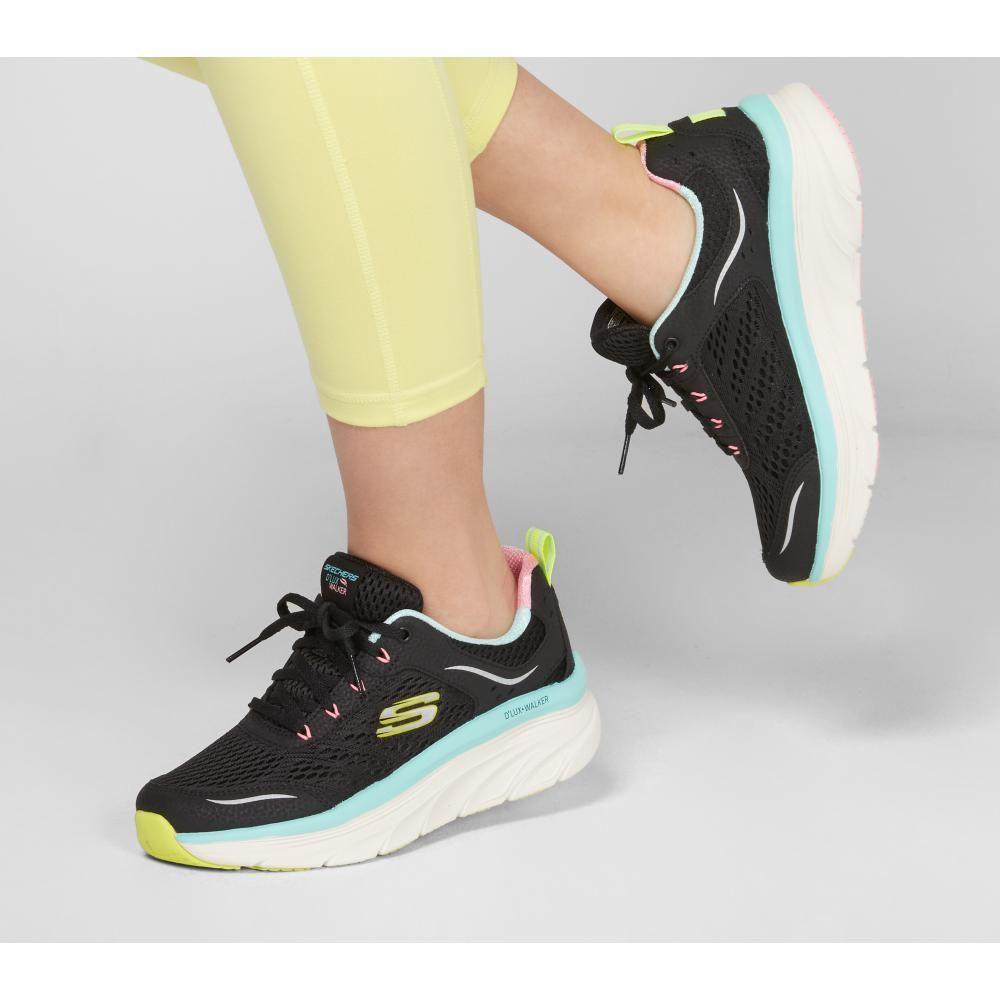 Zapatilla Mujer D'Lux Walker Infinite Motion Negro Skechers A-1