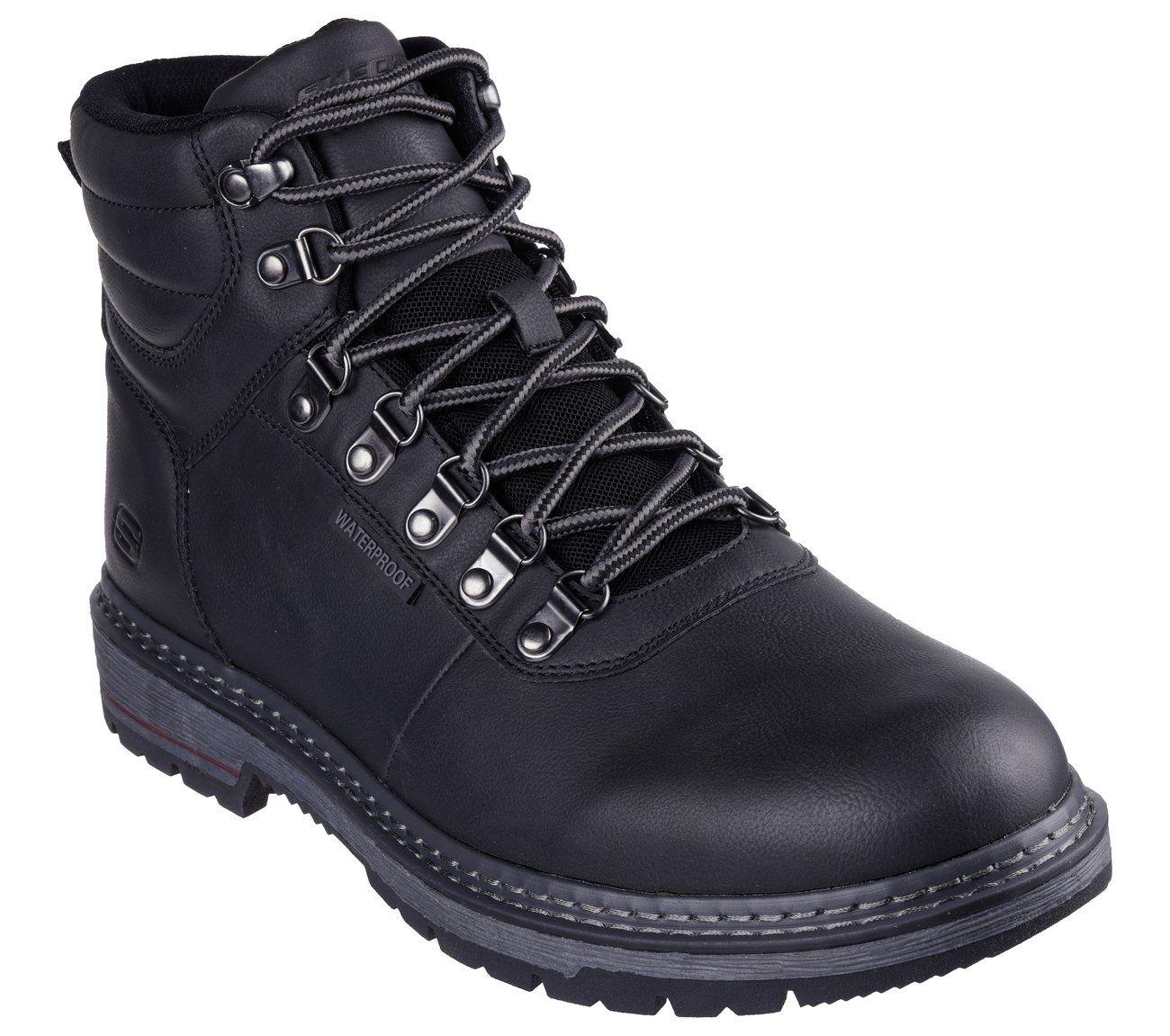 Botines Hombre Corado Jaxx Negro Skechers-3