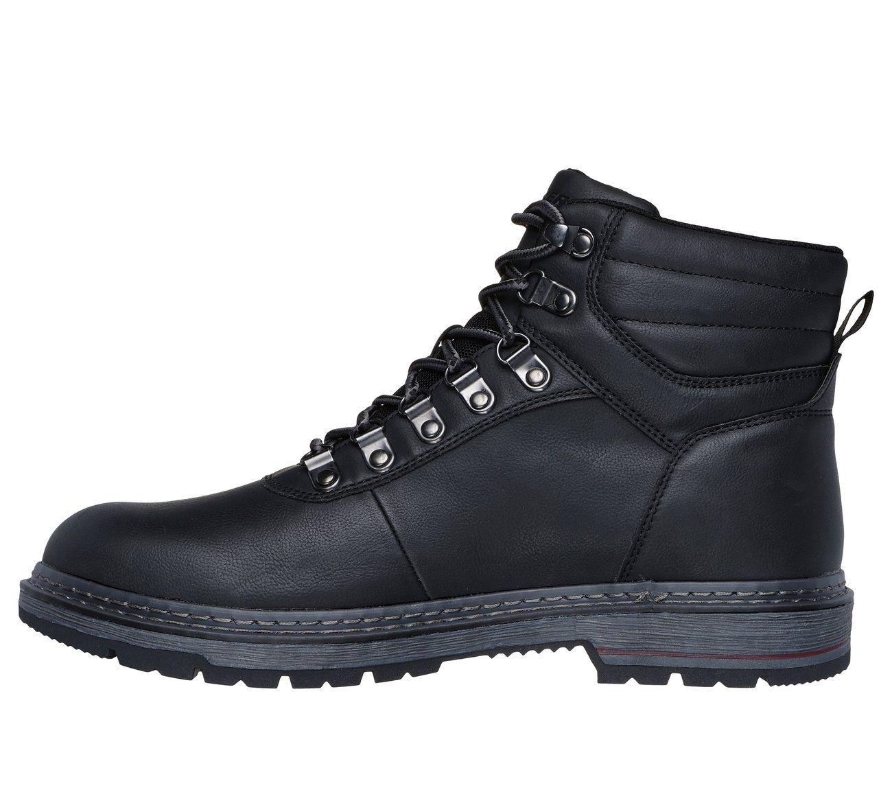 Botines Hombre Corado Jaxx Negro Skechers-4