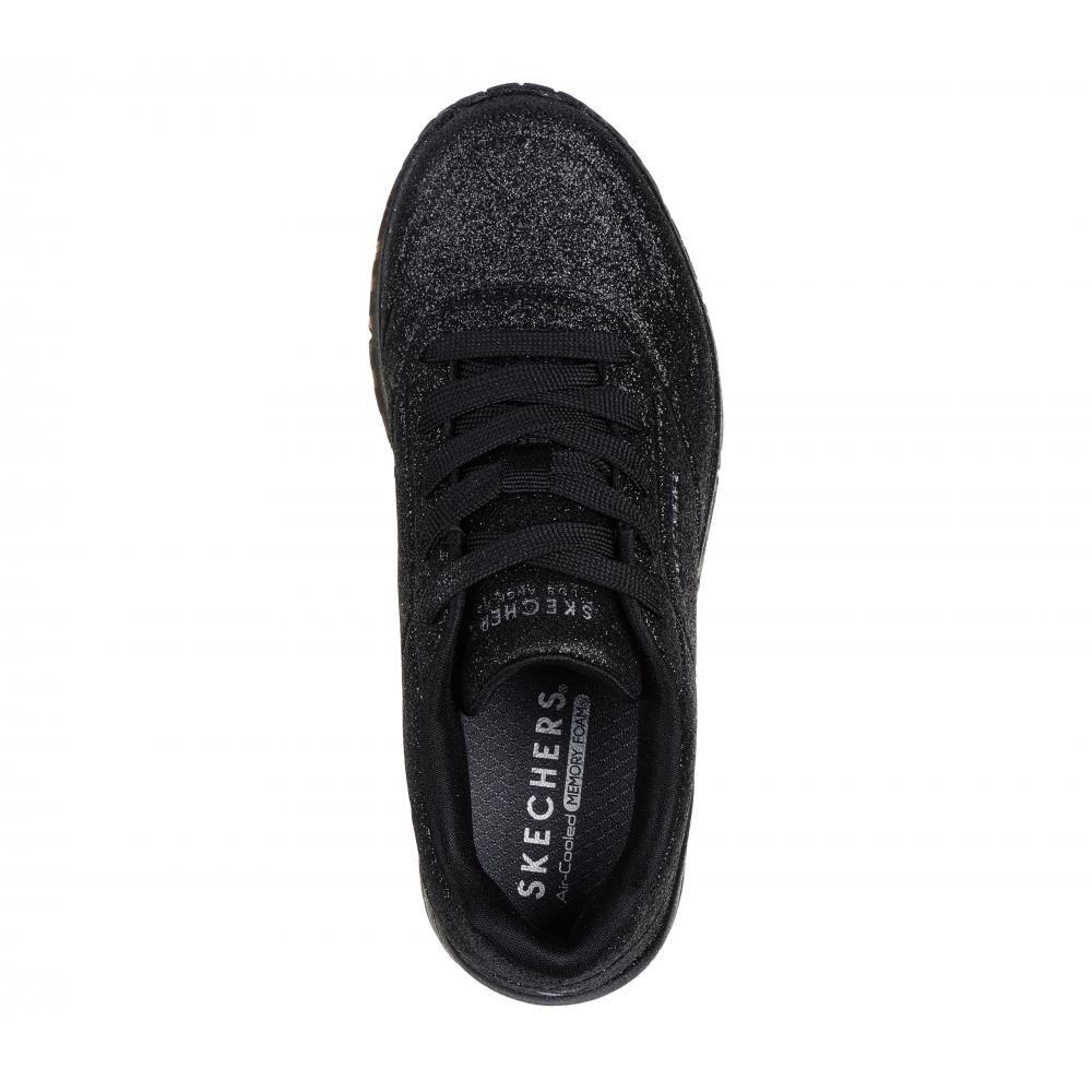 Zapatilla Niña Uno Ice Shine Pop Negro Skechers-1