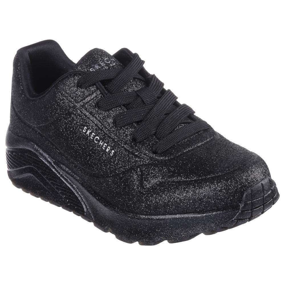 Zapatilla Niña Uno Ice Shine Pop Negro Skechers-4