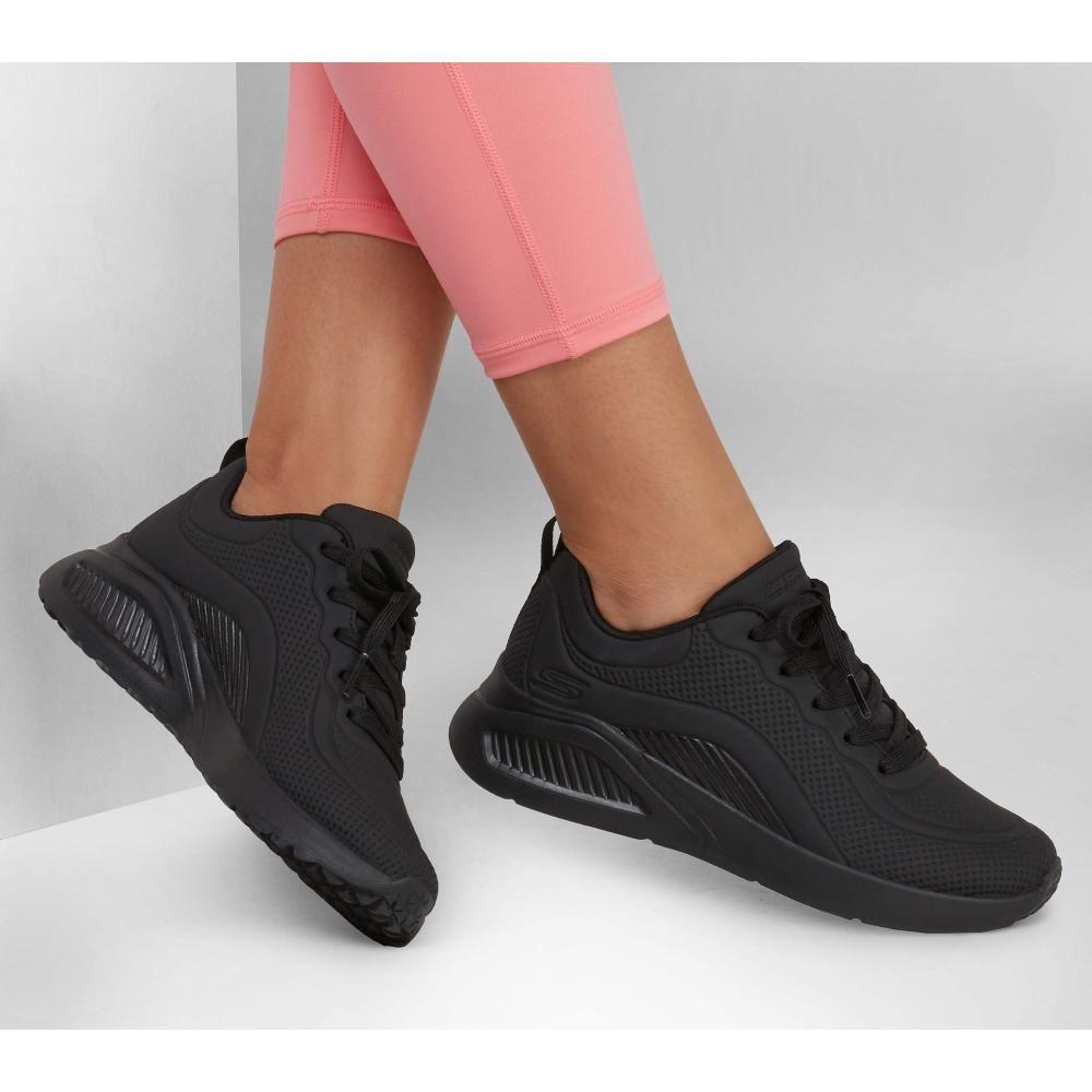 Zapatilla Mujer Bobs Buno How Sweet Negro Skechers-1