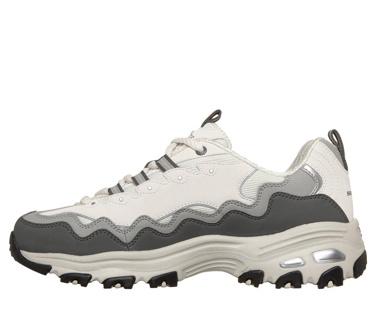 Zapatillas Mujer D'Lites Celeste Gris Skechers-5