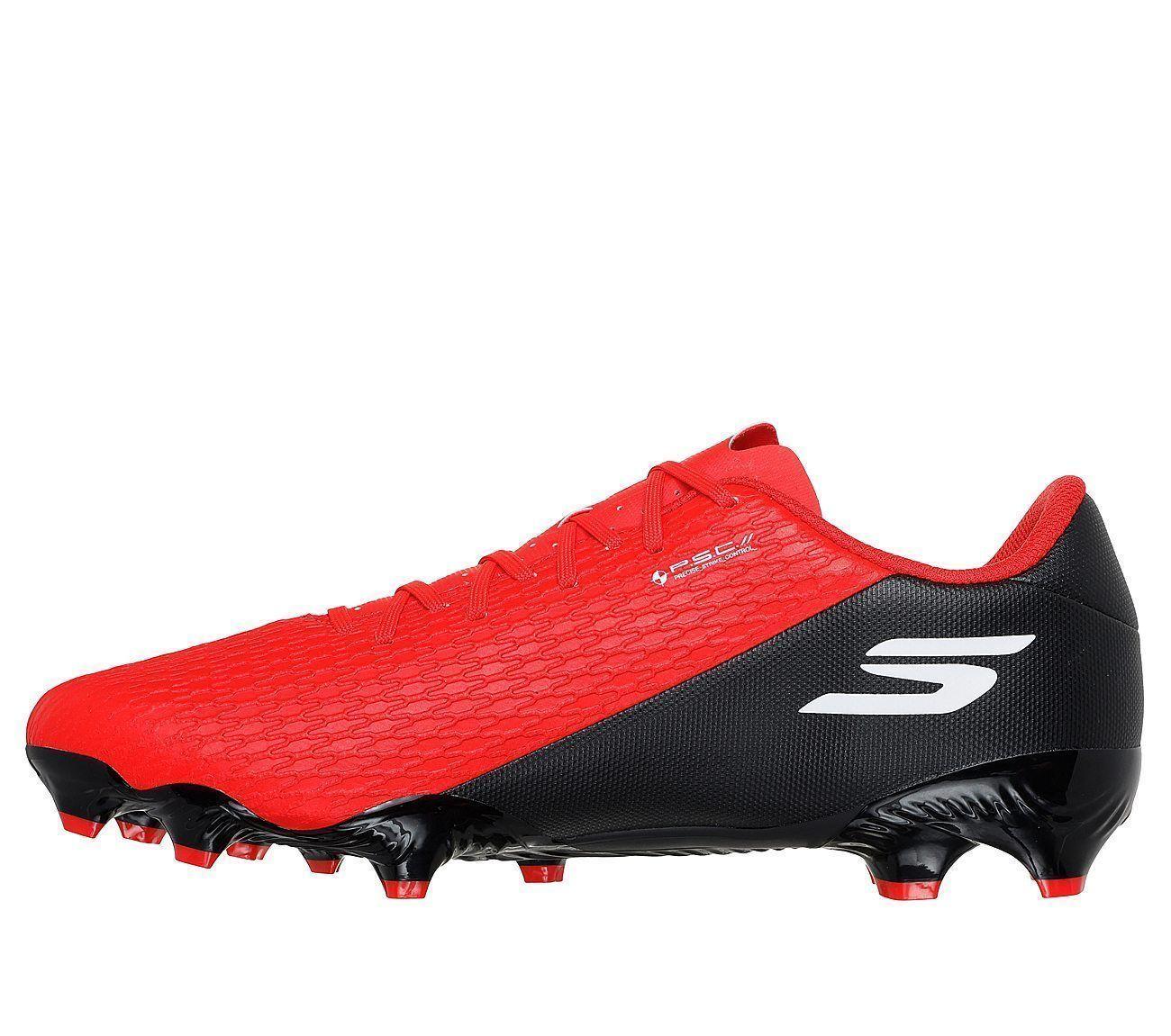 Zapatillas Fútbol Skechers Club Mg Hombre Rojo-3