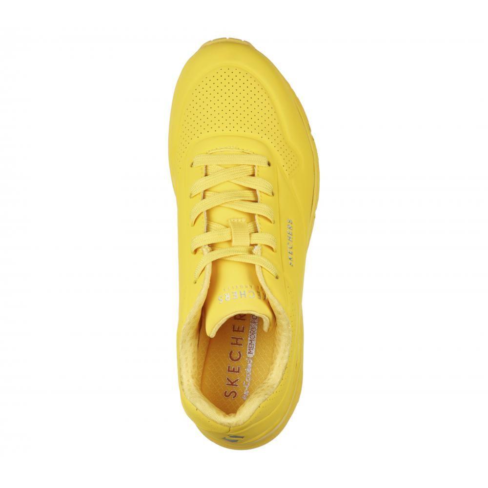 Zapatillas Mujer Uno Amarillo YL Skechers-2