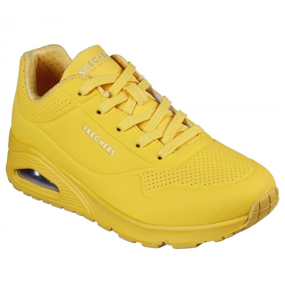 Zapatillas Mujer Uno Amarillo YL Skechers-5