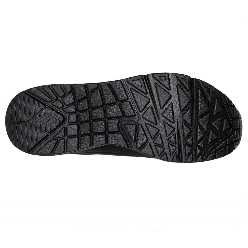 Zapatilla Mujer Uno Shimmer Away Negro Skechers-2