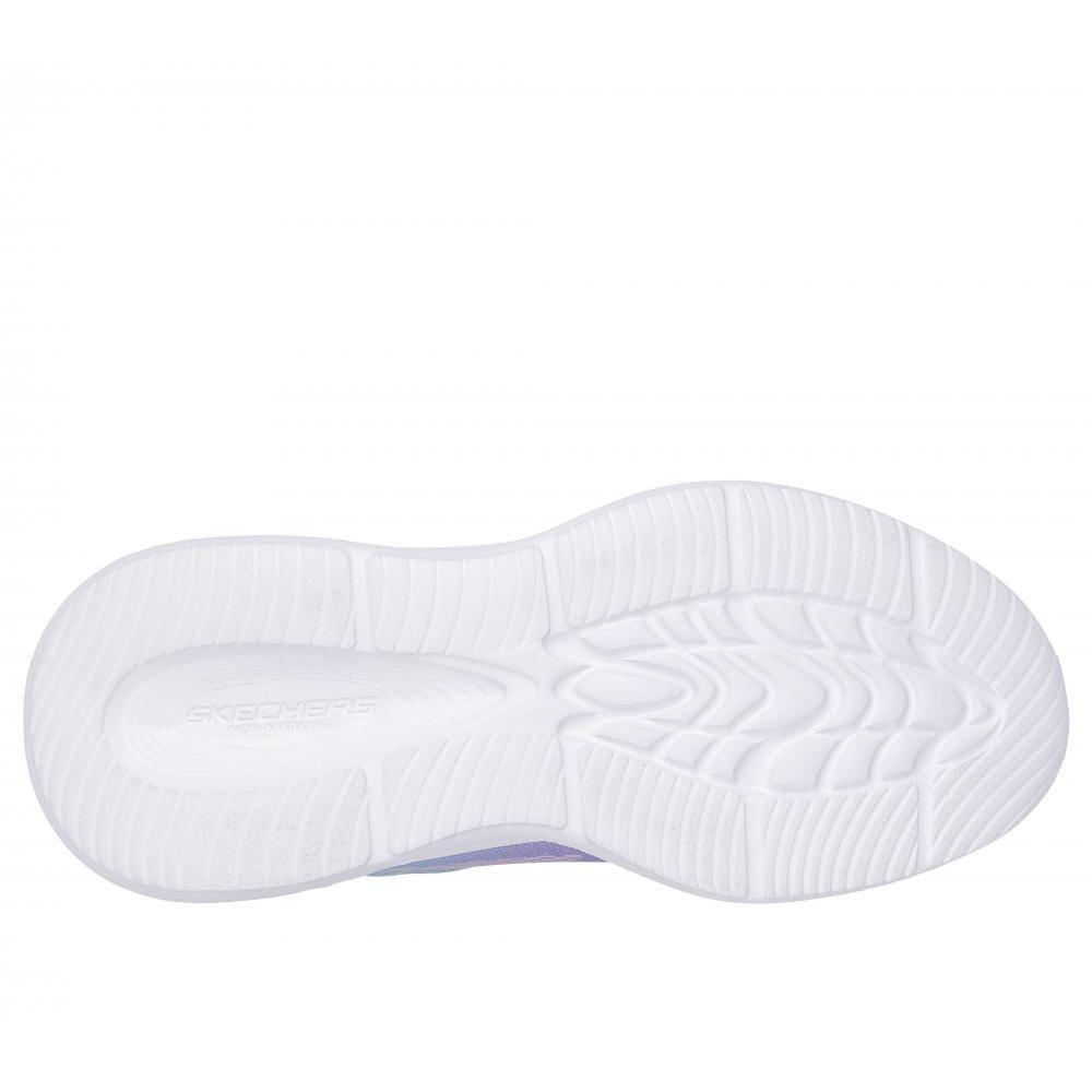 Zapatilla Niña Sola Glow Ombre Delux Azul Skechers-2