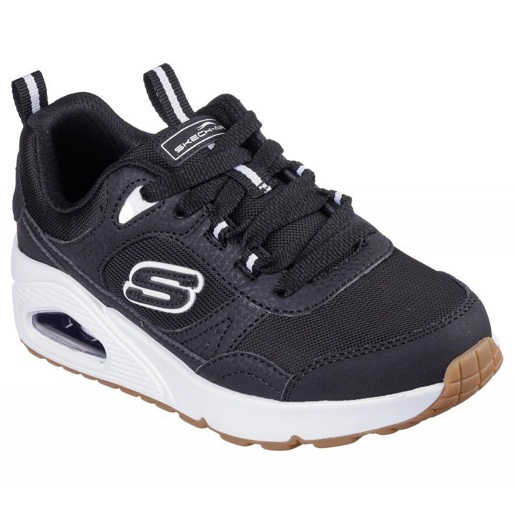 Zapatilla Niño Uno Retro-Groove Negro Skechers-4