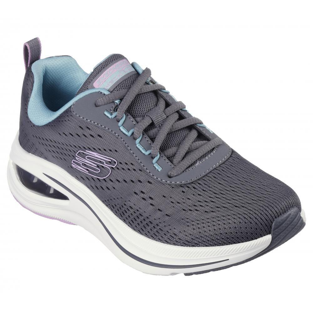 Zapatilla Mujer Skech-Air Meta Aired Out Gris Skechers-4