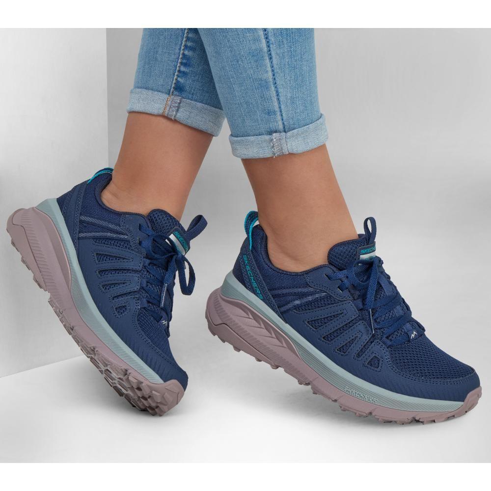 Zapatilla Mujer Switch Back Cascades Azul Skechers-1