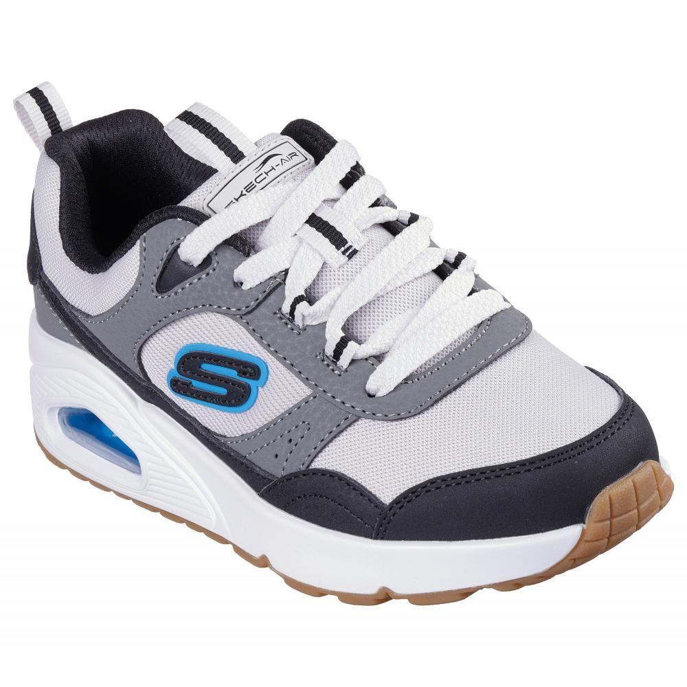 Zapatilla Niño Uno Retro-Groove Negra Skechers-4