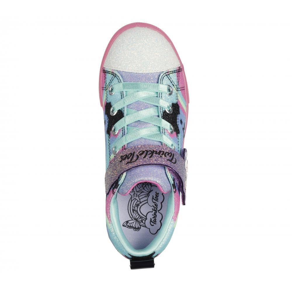 Zapatilla Niña Twinkle Sparks Ice 2.0 Negro Skechers-1