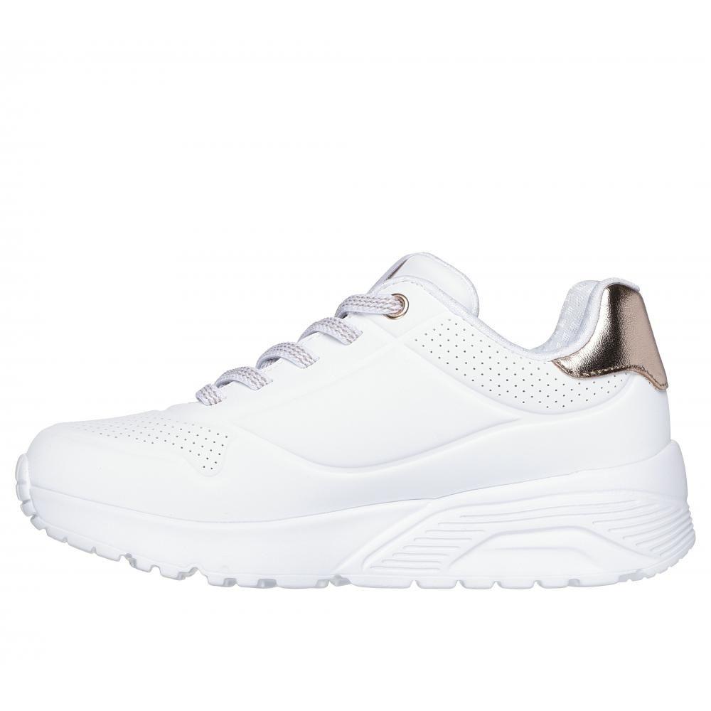 Zapatilla Niña Uno LiteMetallic Mode Blanco Skechers-3