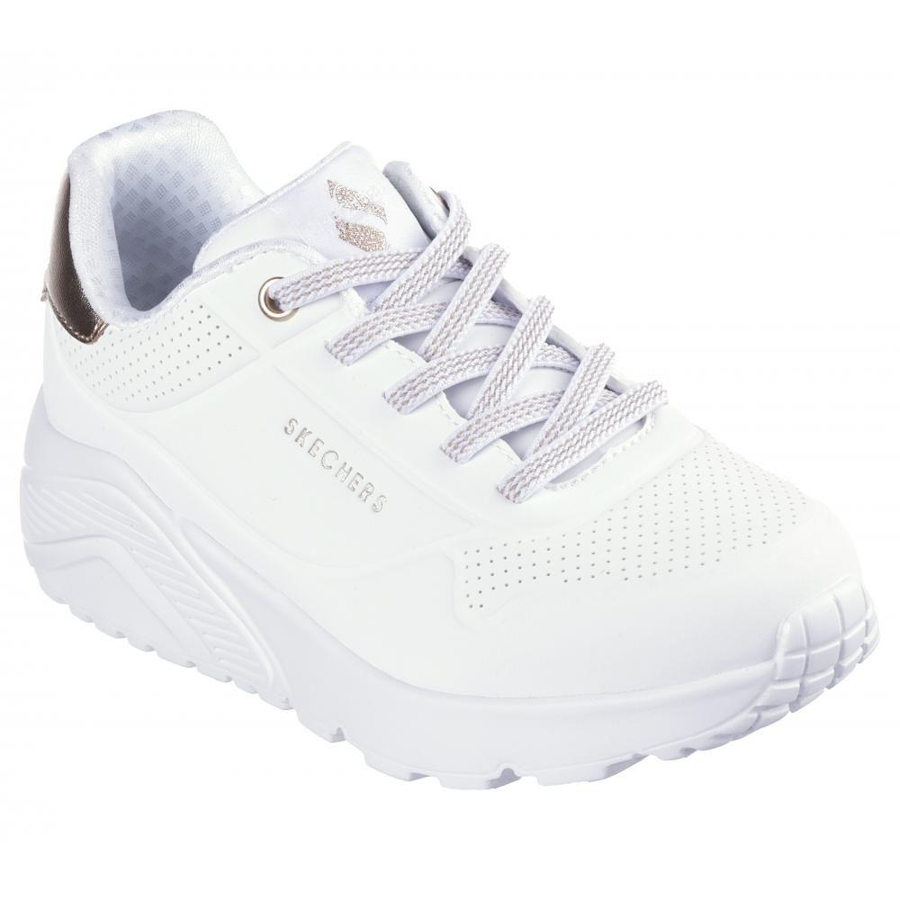 Zapatilla Niña Uno LiteMetallic Mode Blanco Skechers-4