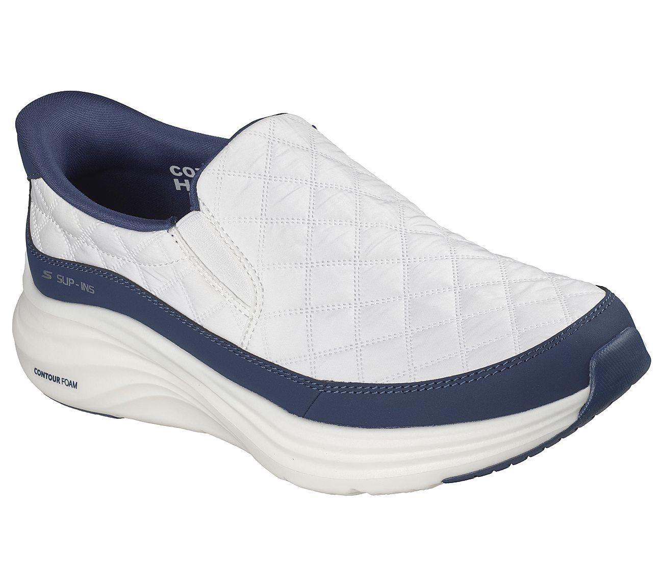 Zapatillas Skechers Hombre Slip-Ins Contour Foam Blanco-4