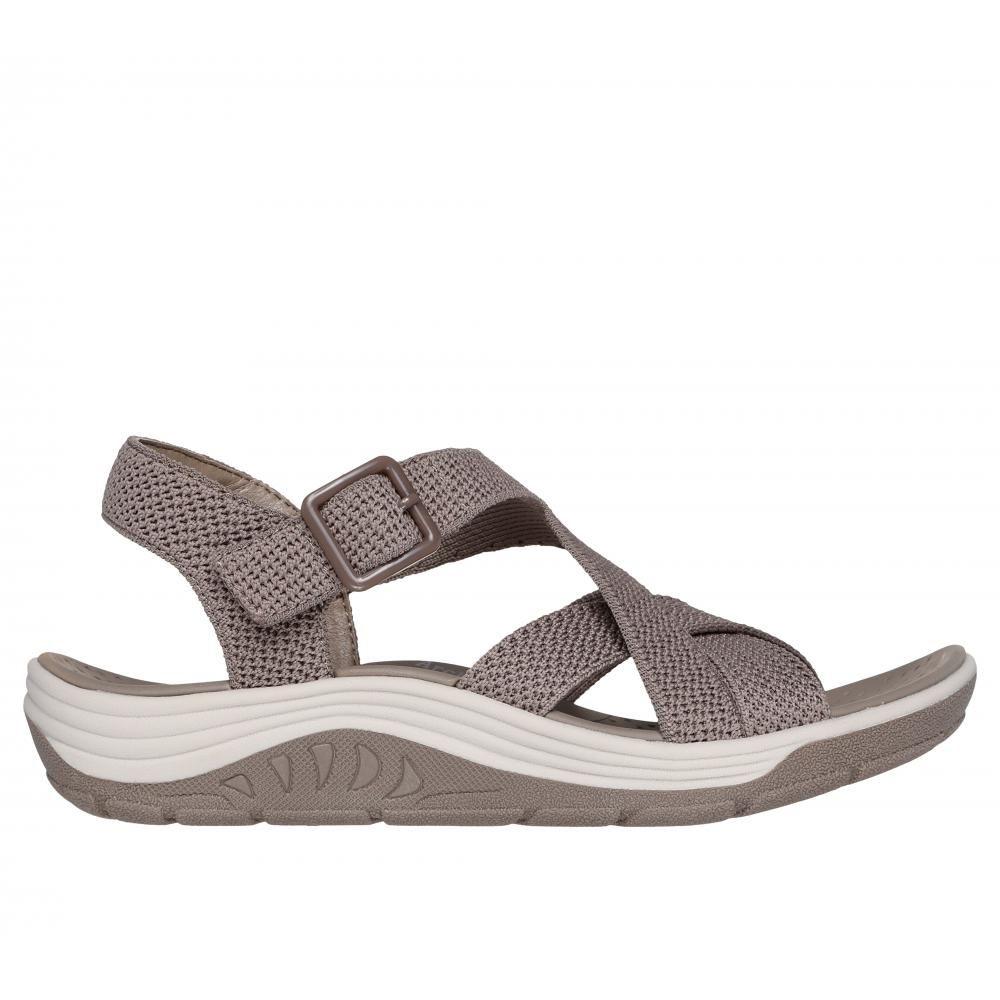 Sandalia Mujer Reggae Cup Clean Lines Beige Skechers-0