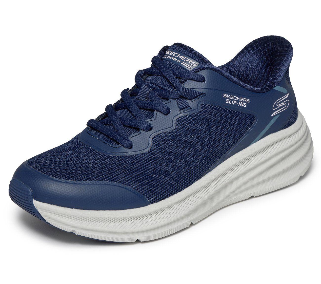 Zapatillas Mujer Slip-ins Bobs Skillz Azul Skechers-4