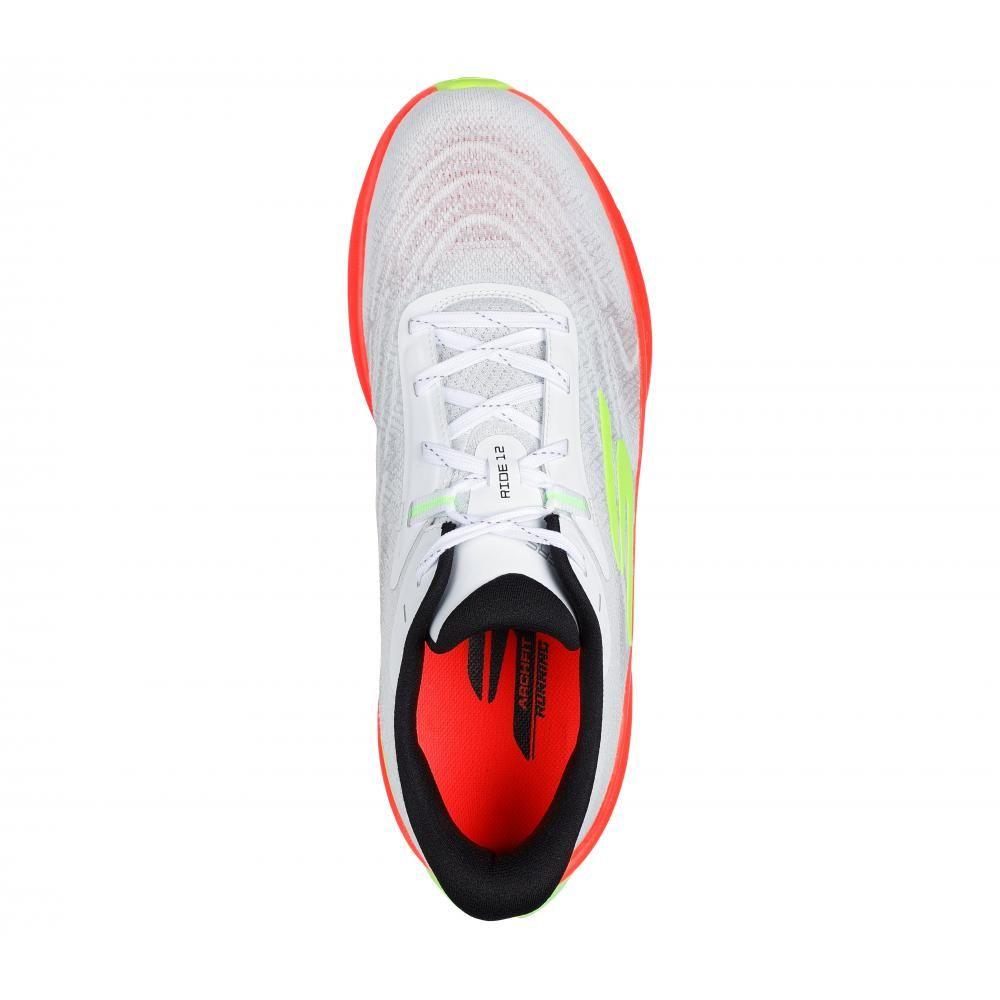 Zapatilla Hombre Go Run Ride 12 Blanco Skechers-1